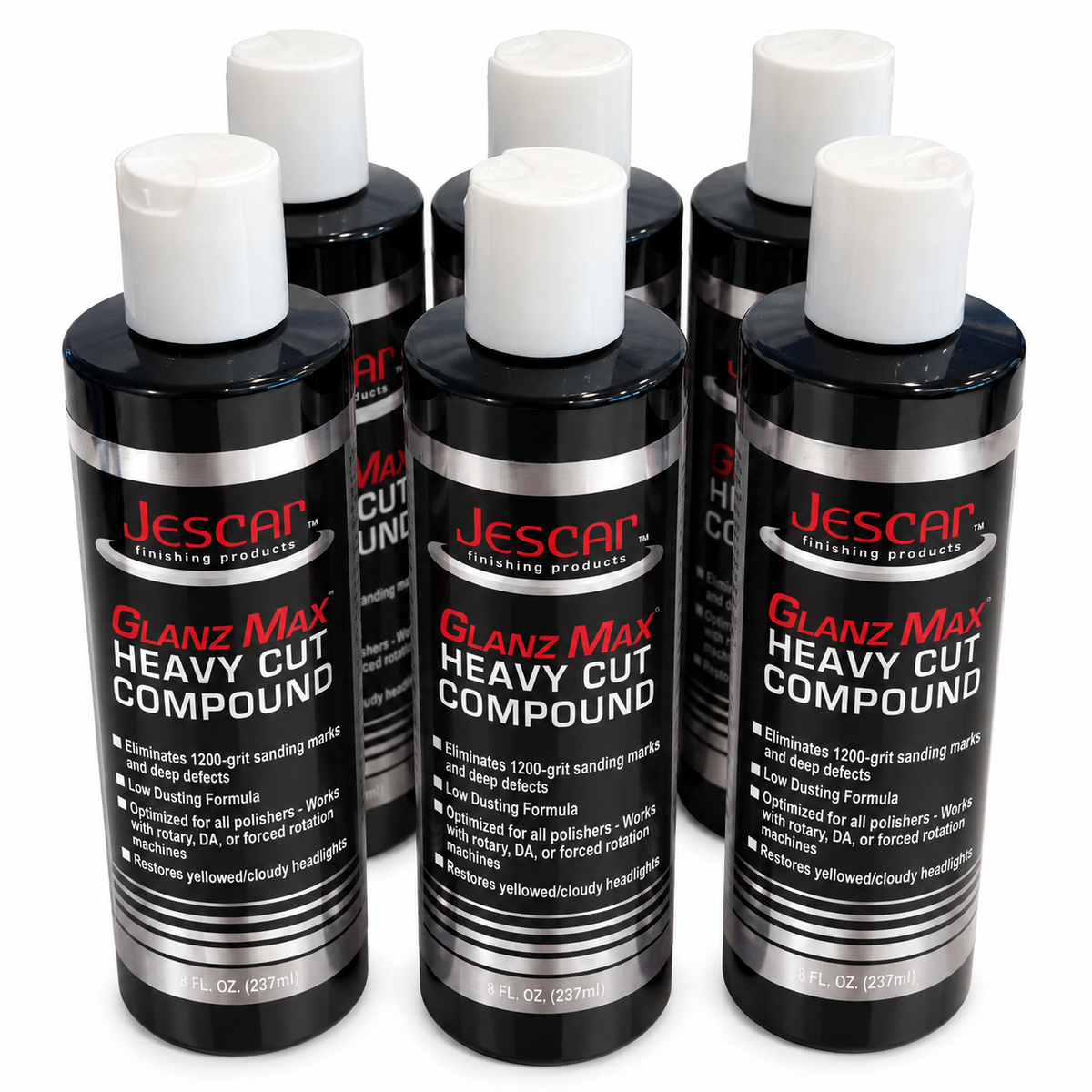 Jescar GlanzMax Heavy Cut Compound 237ml – composto de corte pesado – imagem 5