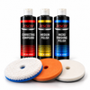 Kit Corte, Refino e Lustro (3 Boinas + 3 Compostos)